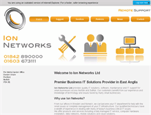 Tablet Screenshot of ionnetworks.co.uk